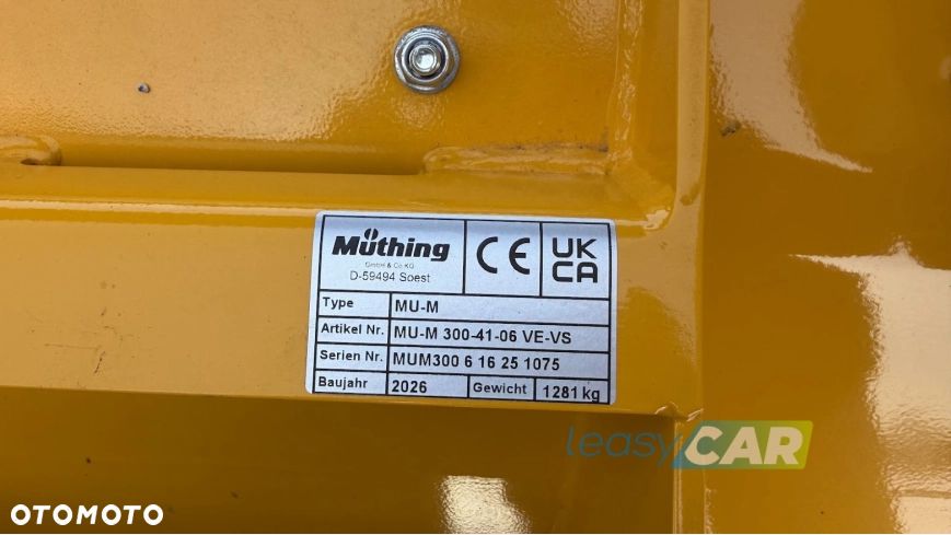 Muthing MU-M 300 Vario | Hydrauliczny przesuw | Przód / Tył | 75–160 KM - 7
