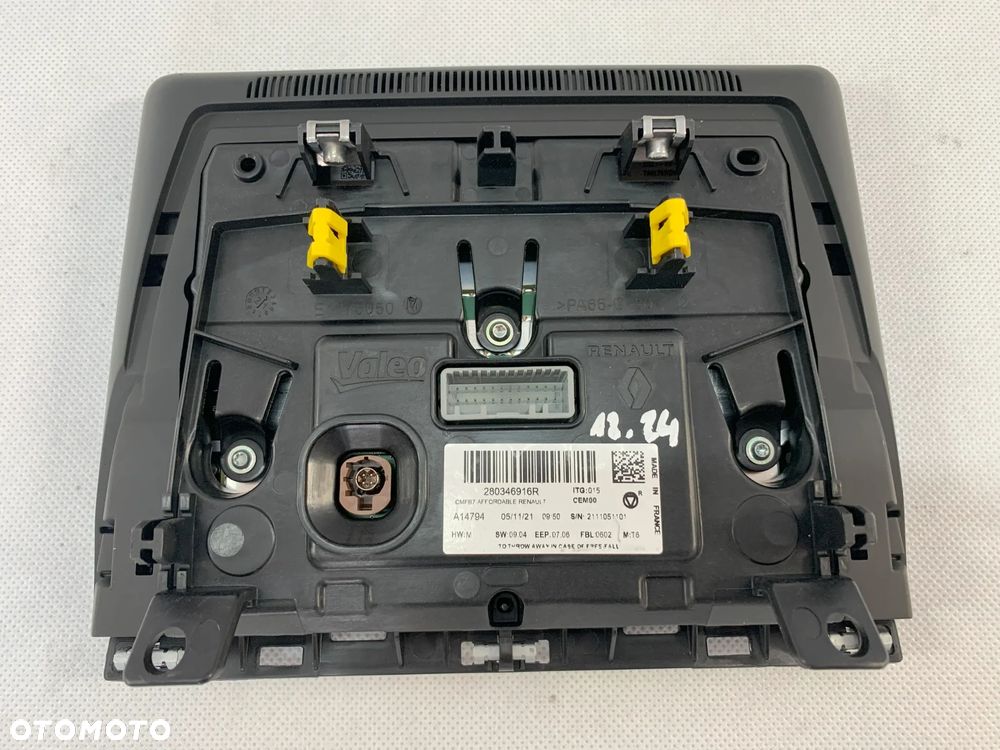 Renault Zoe Clio V Ekran panel dotykowy wyświetlacz Navi Radio - 2