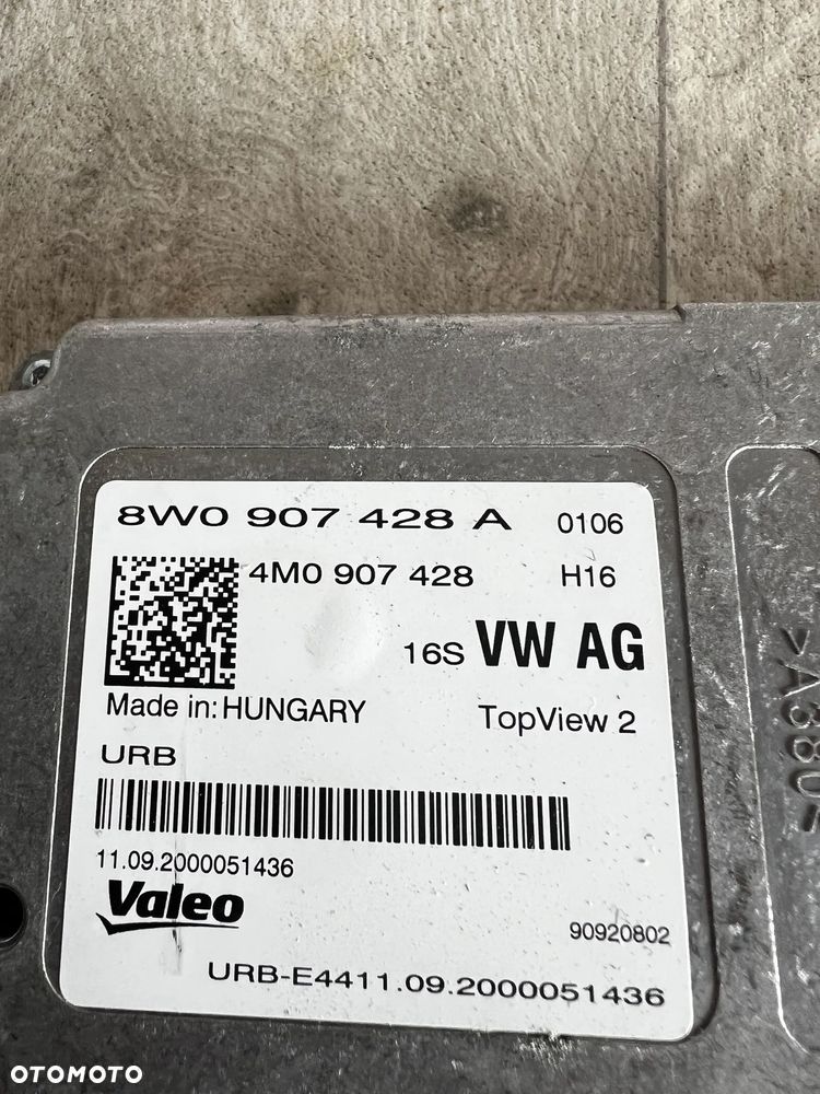 MODUŁ STEROWNIK KAMERY AUDI A4 B9 JEDNOSTKA STERUJĄCA KAMERA 8W0907428A - 4