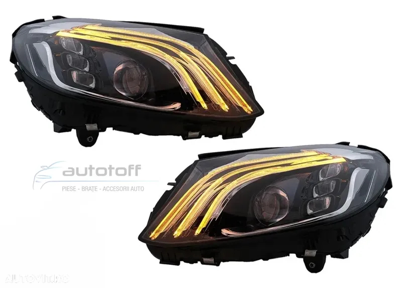Faruri Full LED compatibil cu Mercedes C-Class W205 S205 (2014-2020) MBH Design - 2