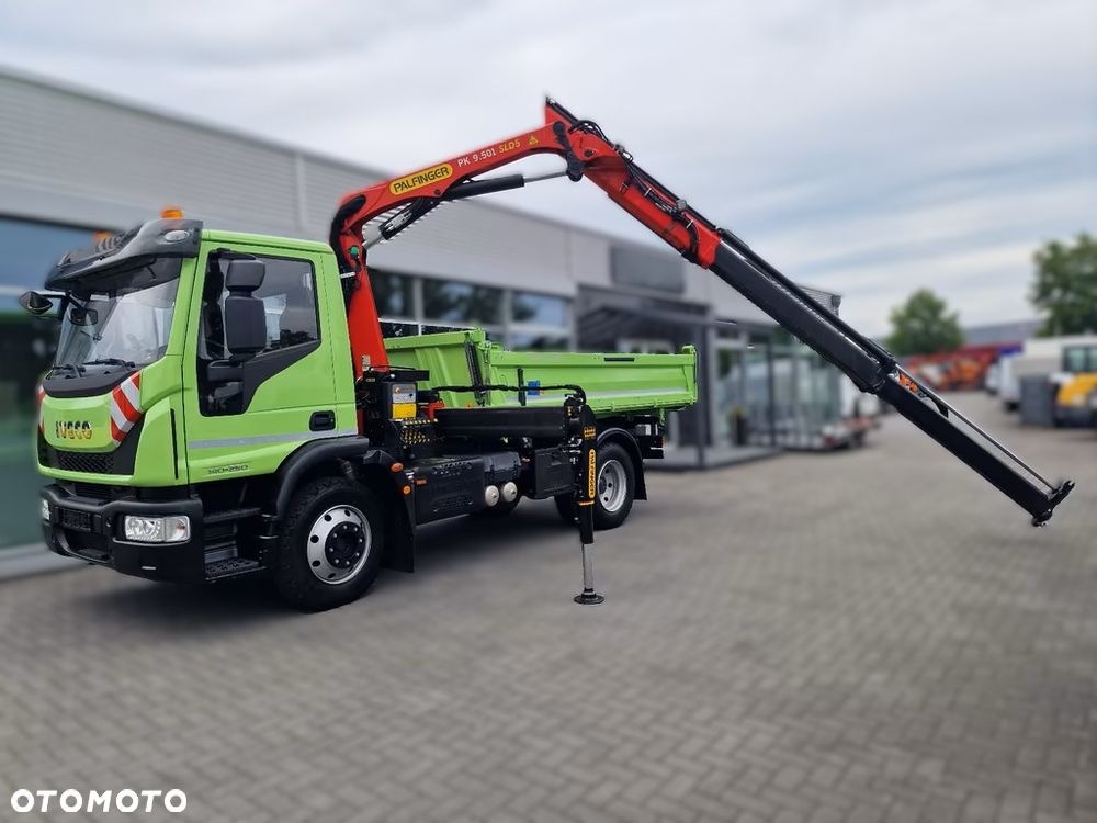 Iveco Eurocargo 140E25 | 2018 | 33 504 km | Wywrotka 3-stronna | HDS Palfinger | Sterowanie radiowe | Euro 6 - 1