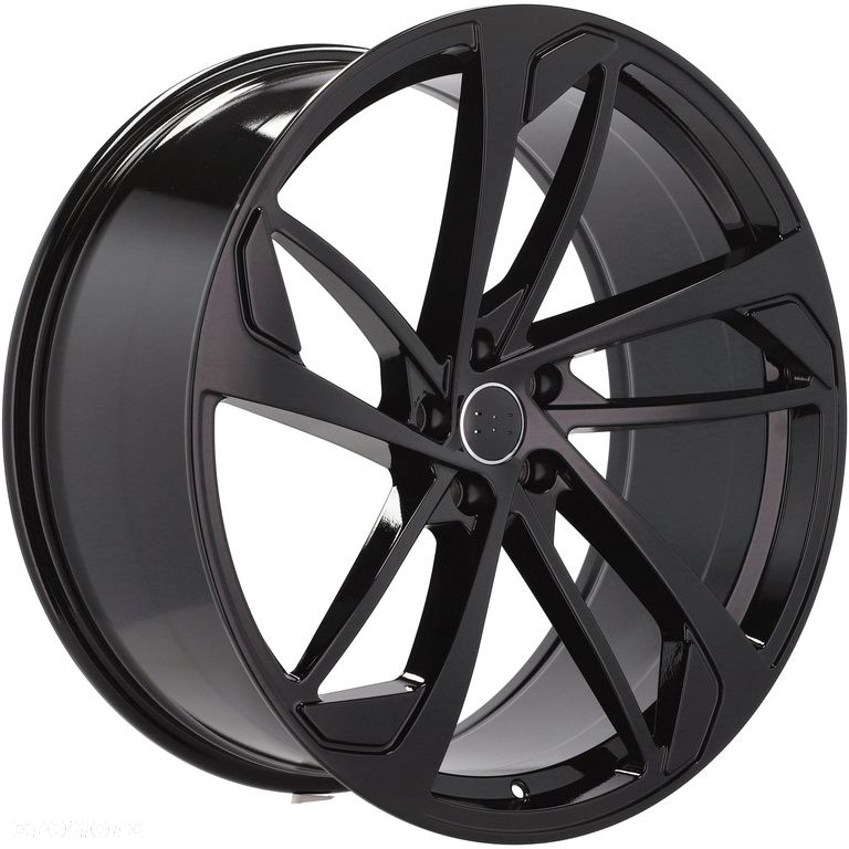 4x Czarne Felgi 22 5x112 m.in. do AUDI RS4 RS5 RS6 RS7 SQ5 SQ7 Q7 Q8 SQ8 SQ8 e-tron - XE139 (IN5445) - 5