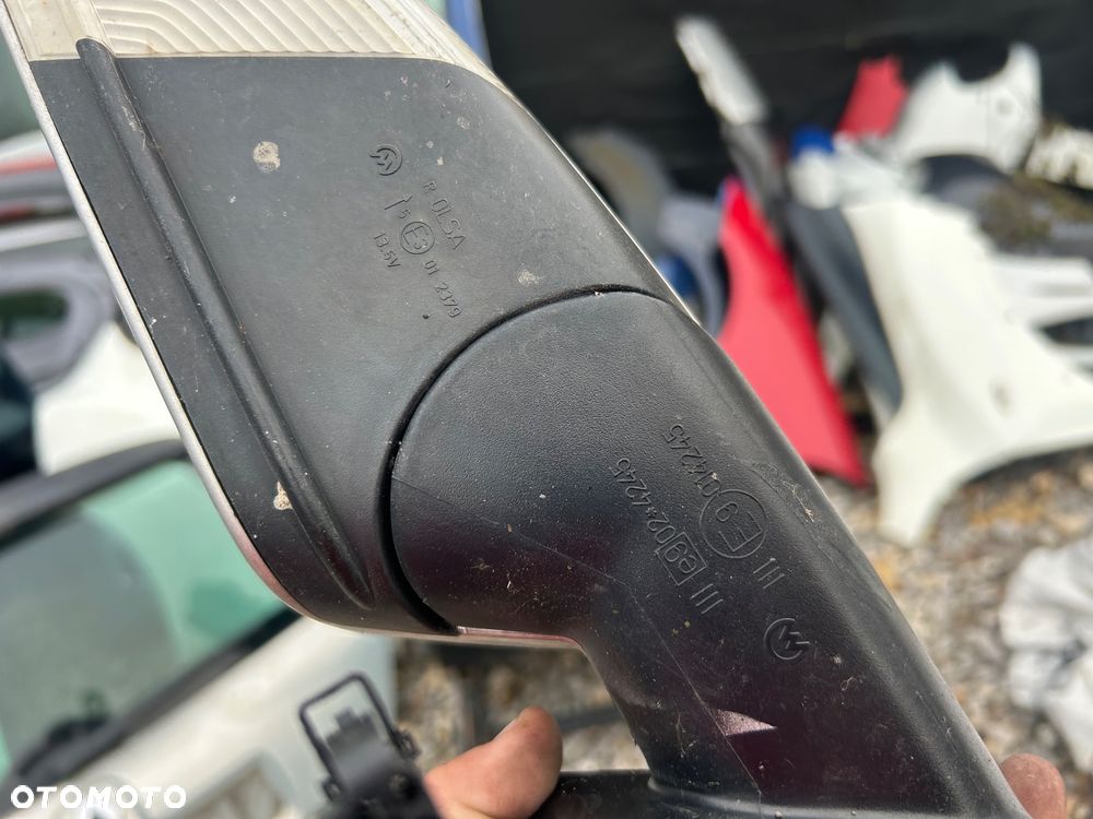 KL Lusterko Lewe Prawe Skoda Octavia II 7 PIN Eu Srebrne - 7