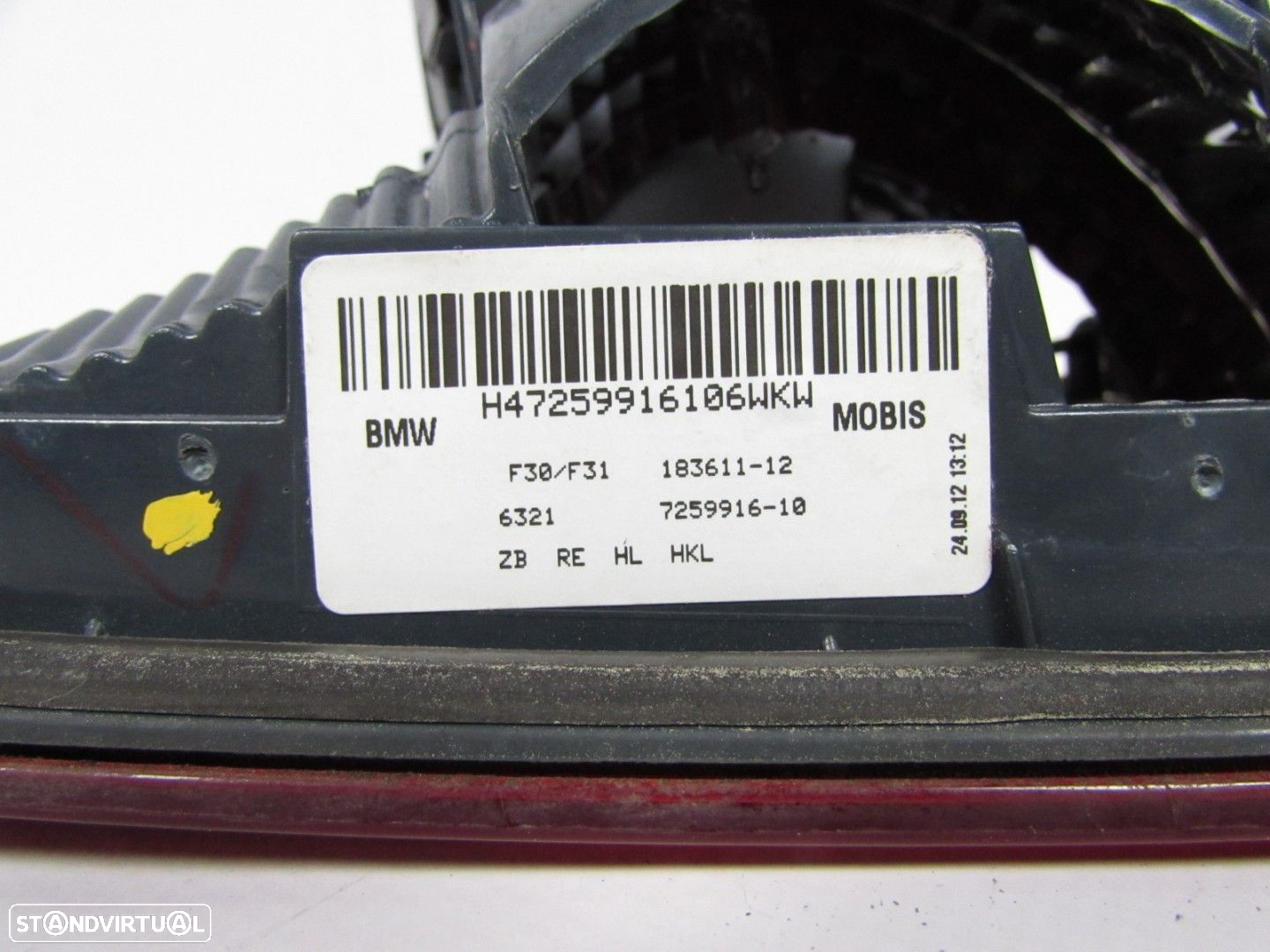 Farolim da mala Direito/Trás Seminovo/ Original BMW 3 (F30, F80)/BMW 3 Touring (... - 4