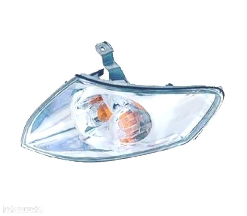 PISCA FRONTAL ESQUERDO MAZDA 626 99-02 CROMADO VIDRO LISO - 1