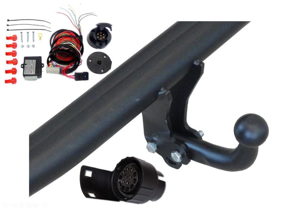 HAK HOLOWNICZY +  MODUŁ + WIĄZKA + ADAPTER 7PIN NA 13P  BMW X3 E83 + LCI  + FACELIFT FL - 9