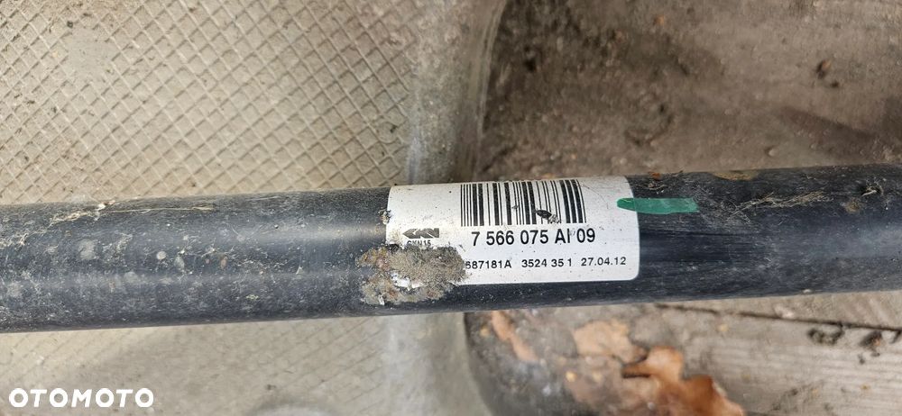 BMW 7 F01 F02 3.0D 4.0D Zawieszenie tył Ława tylna Sanki Zwrotnica z wahaczami półoś Zawieszenie prawa lewe Półoś 6775884 7566075 7566074 - 13