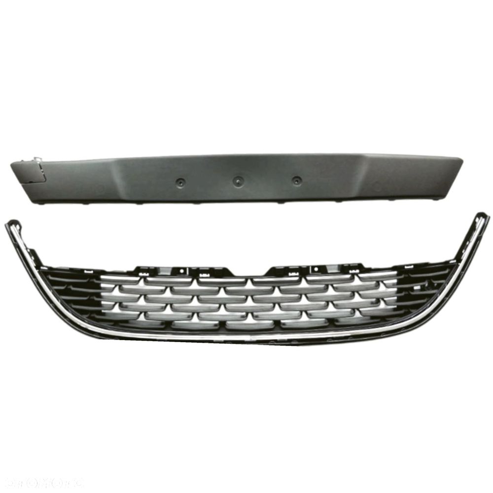 ATRAPA KRATKA ZDERZAKA ŚRODEK LISTWA CHROM 13387326 OPEL ASTRA J 2013-2015 - 4