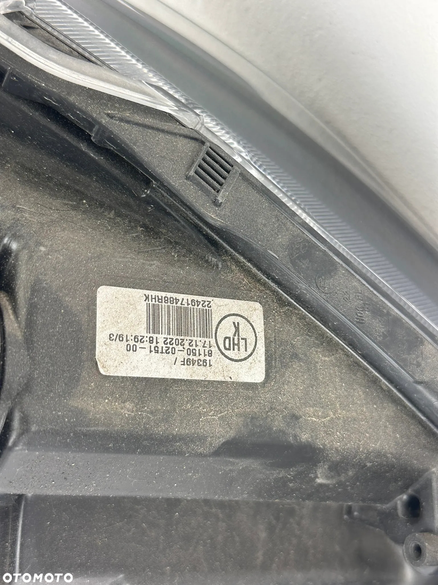 Toyota corolla E21 Sedan Full LED Przednia lewa lamapa Reflektor - 6