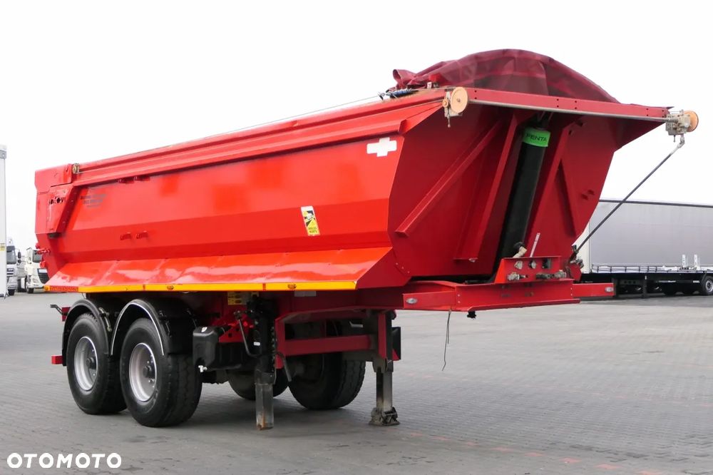 Inny CIMAR / WYWROTKA STALOWA / 19 M3 / 2 OSIE / 2018 ROK / HYDRAULICZNA KLAPA - 4