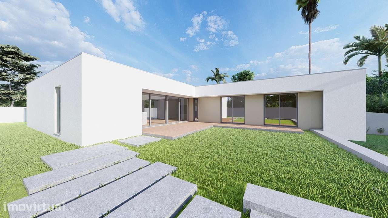 Terreno de 695 m² com projeto de moradia térrea e licença paga — Fiães - Grande imagem: 5/9