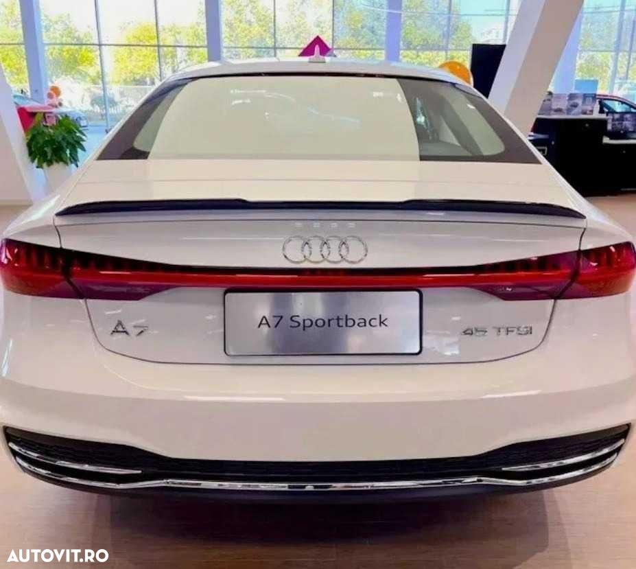 Eleron M4 Lip Codita Portbagaj Audi A7 C8 S7 (2019-2025), Negru Lucios - 5