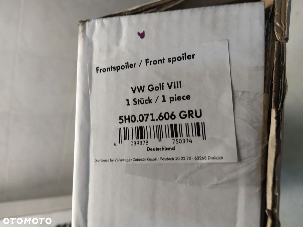 VW GOLF 8 VIII 20- DYFUZOR ZDERZAKA SPOILER DACHOWY SKRAJNY SPOILERY PROGOWE BOCZNE LEWA PRAWA DOKŁADKA ZDERZAKA PRZEDNIEGO NOWY ORYGINAŁ - 40