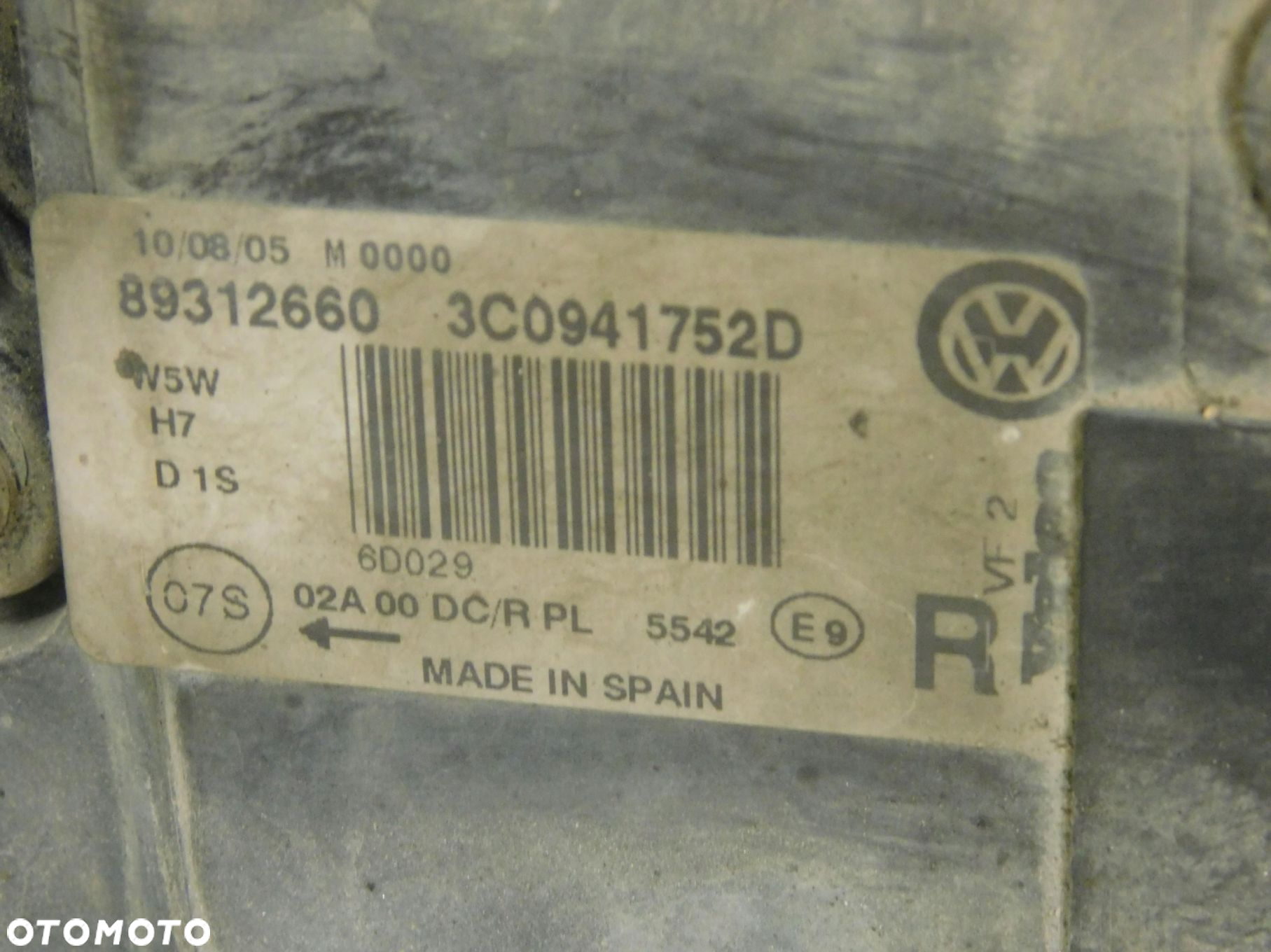 3C0941751D 3C0941752D Lampy Przód Bi Xenon Skrętny Lewa Prawa Passat B6 Eu - 4