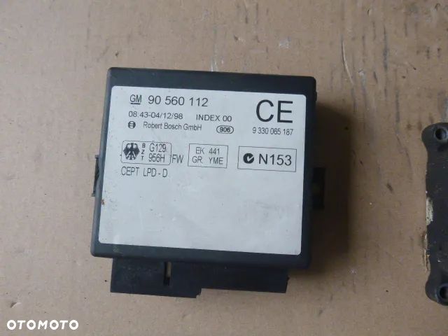 ZESTAW STARTOWY KOMPUTER STACYJKA IMMOBILIZER OPEL ASTRA II 1.6 16V 09355929 CSSJ - 6