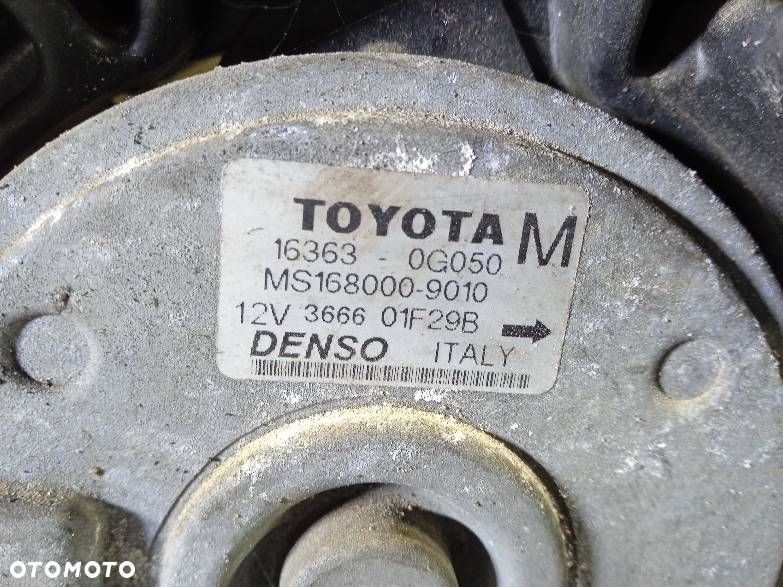 WENTYLATOR CHŁODNICY TOYOTA AVENSIS T25 - 2