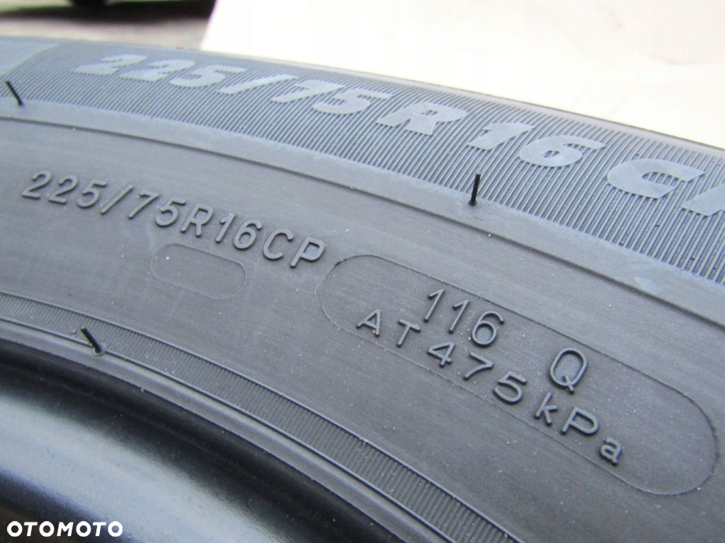 2x Opony Opona 225/75 16C 116Q Michelin Agilis Camper 16 C Wielosezonowe - 16