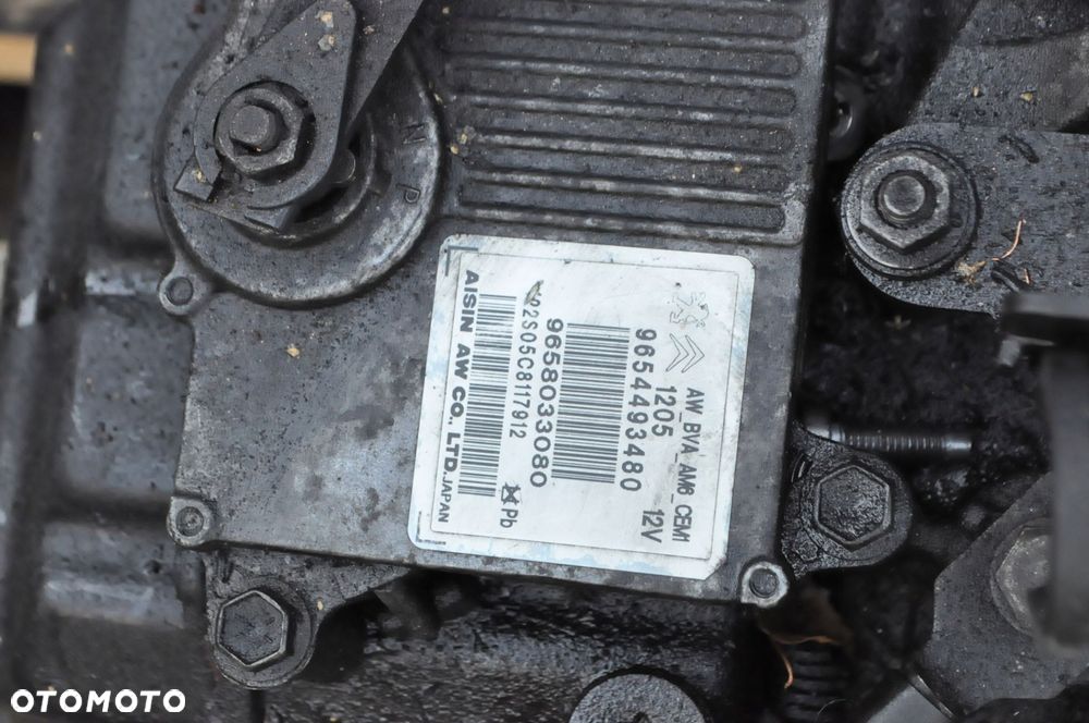 PEUGEOT 407 CITROEN C5 III 2.7 HDI 204KM SKRZYNIA 20GG07 TF80SC 9658033080 - 4
