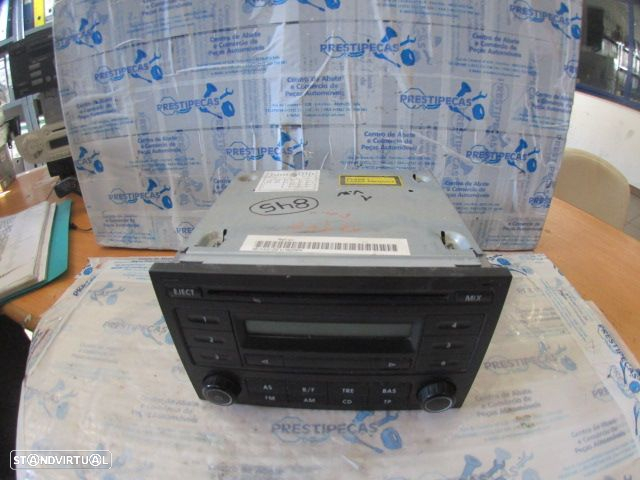 Radios 6Q0035152B 7644235360 VW POLO 2007 1.4 TDI 75CV 3P CINZA ORIGINAL BLAUPUNKT RCD 200 - 2