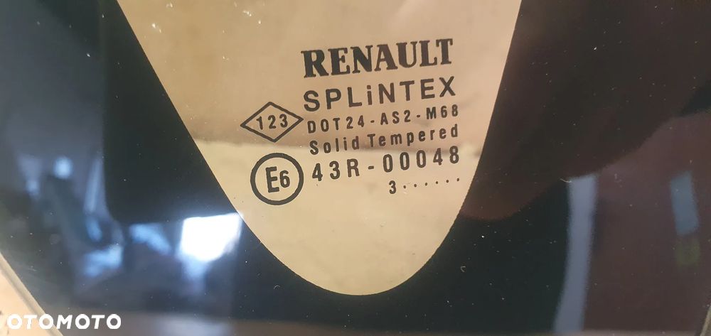 Szyba karoseryjna prawy tył tylna prawa Renault Scenic II AS2 03r - 4