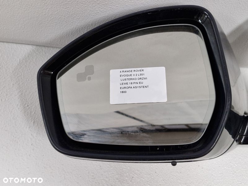 range rover evoque ii 2 l551 lusterko drzwi lewe 18 pin eu europa asystent - 9