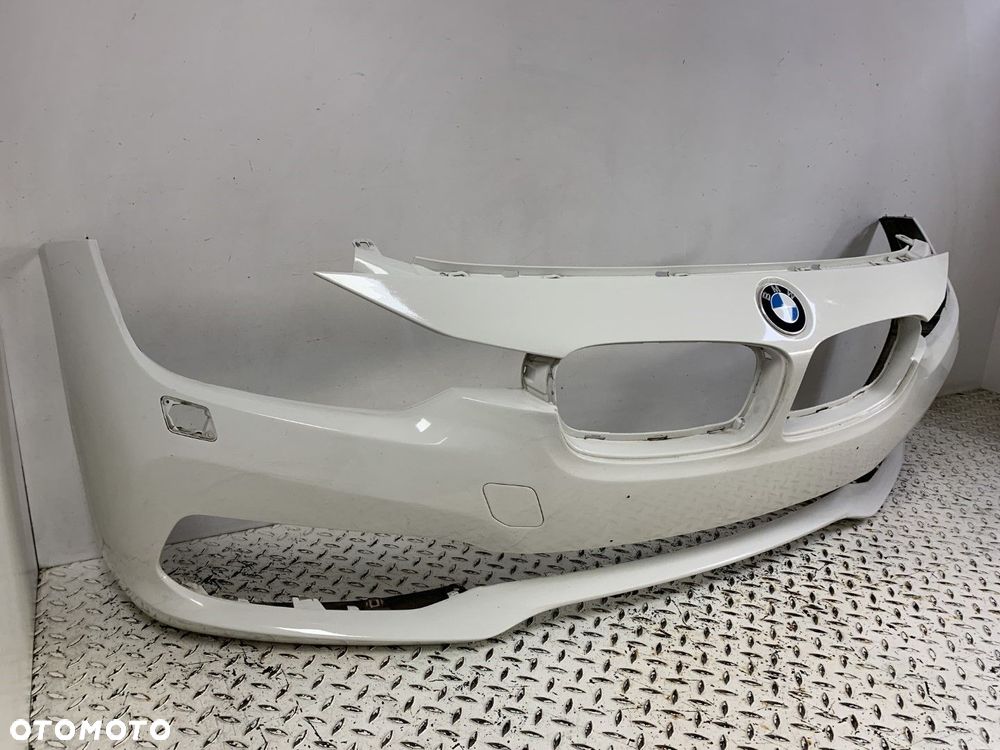 ŁADNY NIEUSZKODZONY ZDERZAK PRZEDNI PRZÓD BMW 3 LCI F31 F30 15-20 BEZ PDC ALPINEWEISS - 3