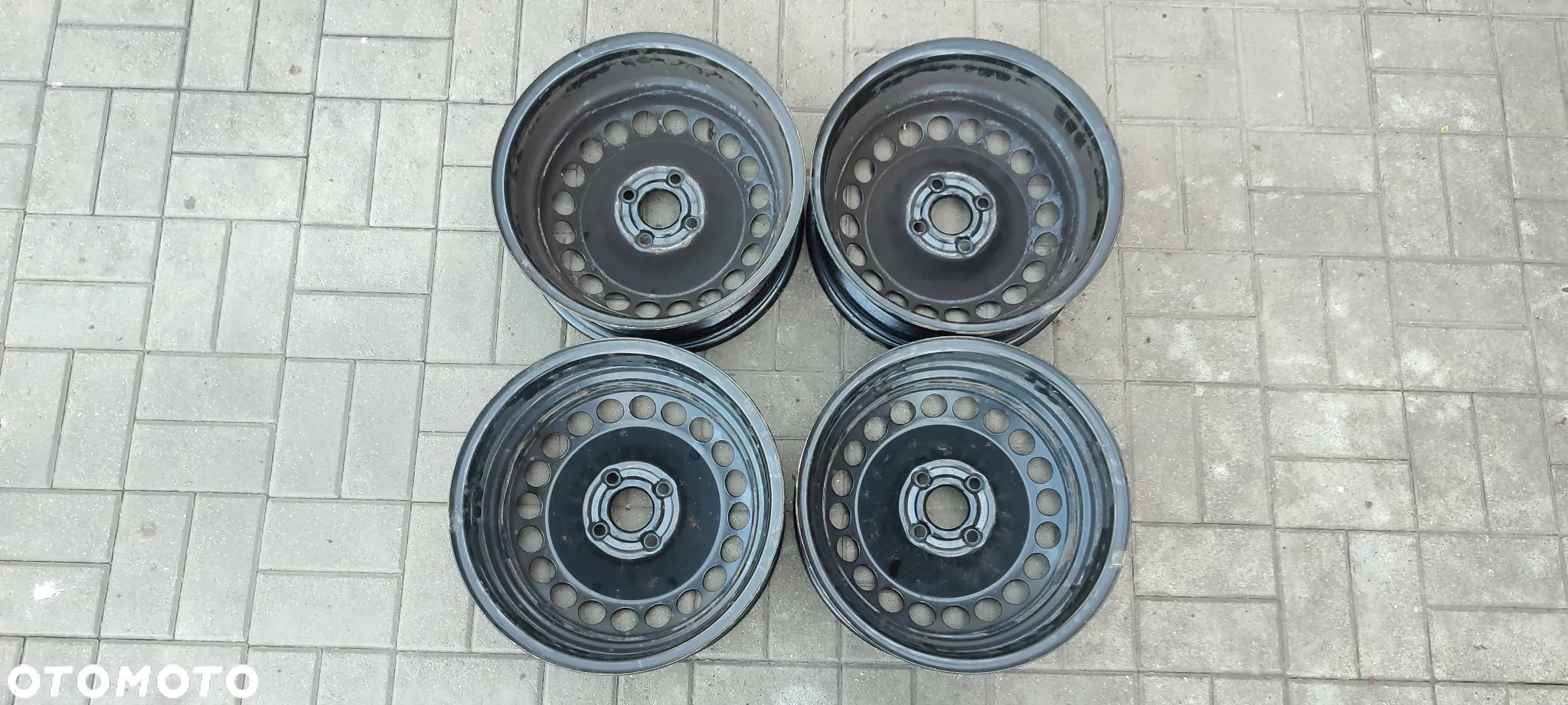 FELGI STALOWE 4x100 6Jx15 CALI ET39 OPEL CORSA D,E FIAT GRANDEPUNTO 4 SZTUKI KOMPLET - 7