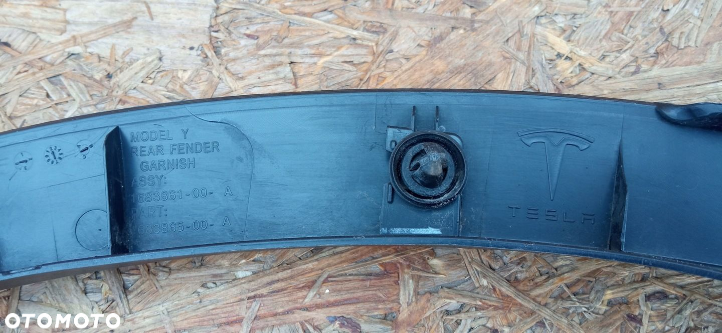 TESLA MODEL Y 22- LISTWA BŁOTNIKA LEWY LEWA TYŁ TYLNA 1683865-00-A - 13