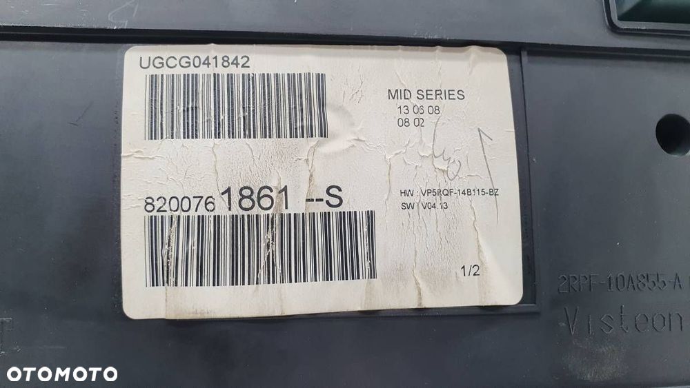 LICZNIK ZEGARY RENAULT CLIO III 8200761861 EUROPA - 3