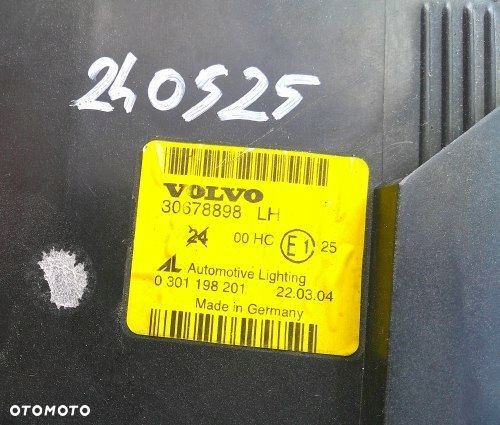 VOLVO S40 II V50 04-07 LEWA PRZEDNIA LAMPA ORYGINAŁ 30678898 - 9
