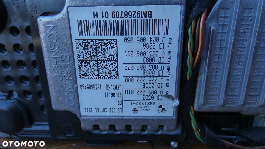 BMW F01 F02 WYŚWIETLACZ NAWIGACJI EKRAN 9237847  9268709 - 6