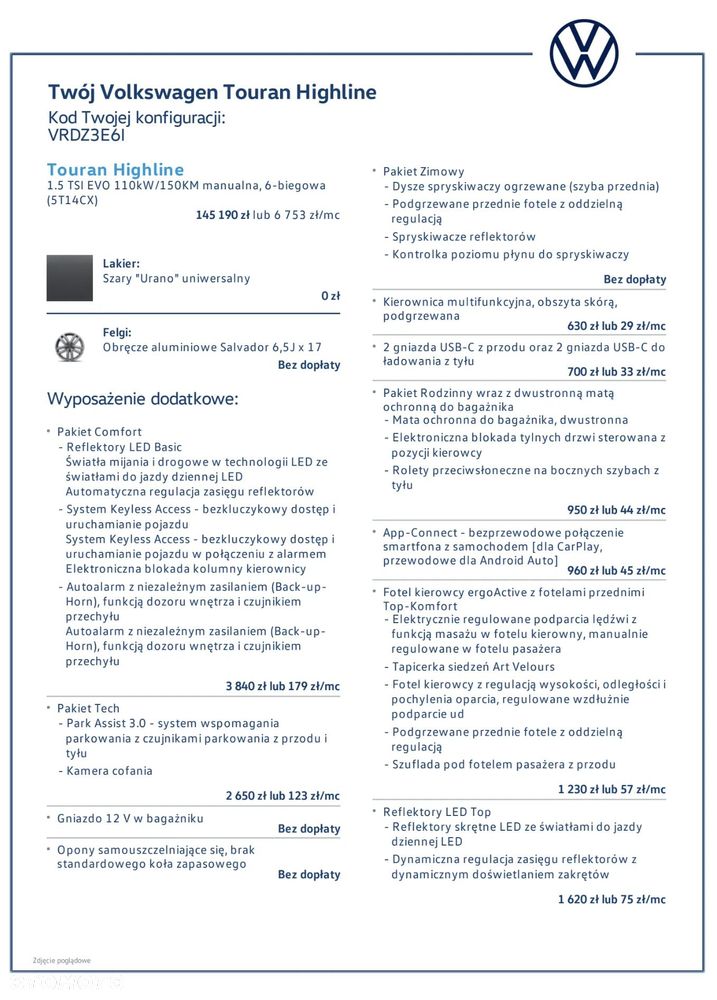 Volkswagen Touran 1.5 TSI EVO Highline - 14