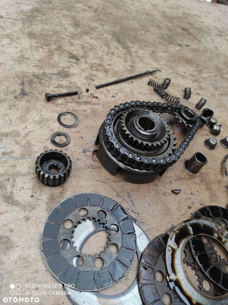 Oryginał kompletne sprzęgło WSK 125 kosz łańcuszek zębatka 15.153 - 8