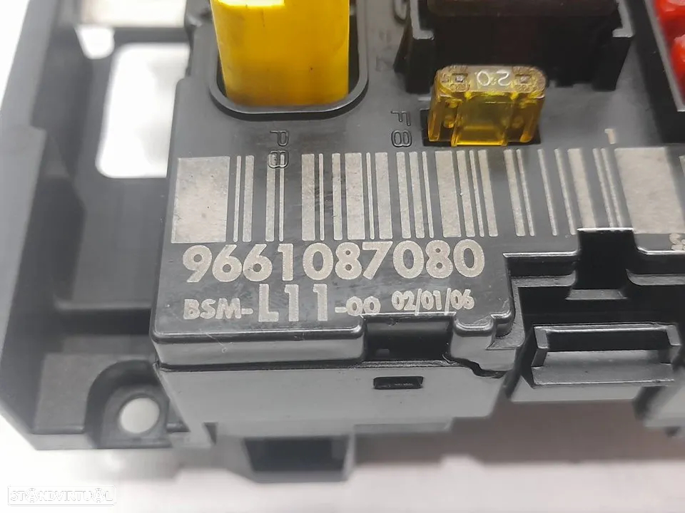 CAIXA RELÉS / FUSÍVEIS PEUGEOT 307 2006 -9661087080 - 3