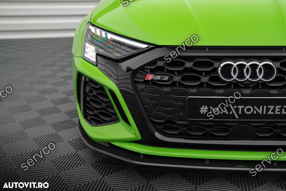 Prelungire bara fata Audi RS3 8Y 2020- v21 - Maxton Design Carbon - 4