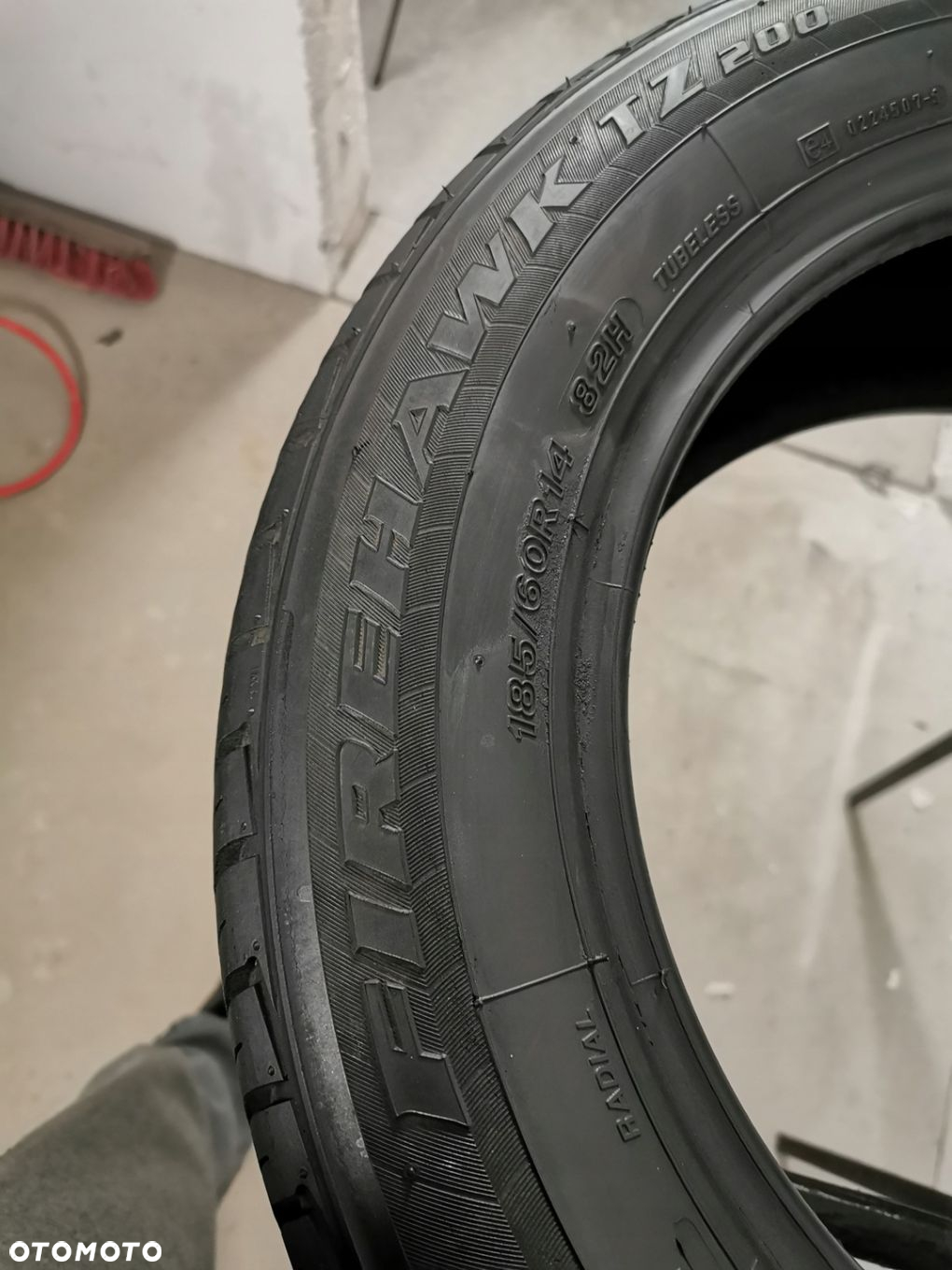 1x firestone firehawk tz200 185/60r14 opona letnia 6mm 5007 - 5