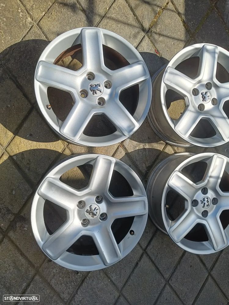 4 jantes 17 Peugeot furação 4x108 - 2