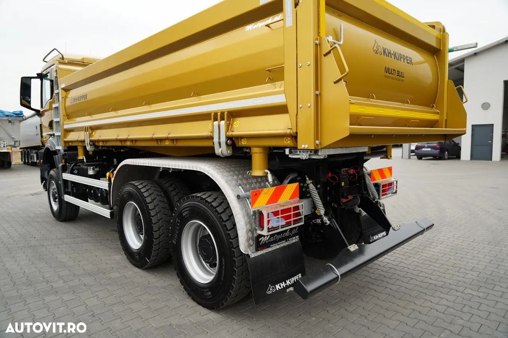 MAN TGS 33.480 / 6X6 / BASCULATOR 3 LATE / BORDMATIC / HYDROBRA / KH KIPPER / AUTOMAT / NOU / DISPONIBIL IMEDIAT / - 22