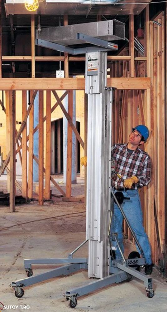 Genie Lift Pentru Materiale Constructii Model SLC 24 An 2018, H 7.40 M, max 295Kg - 6