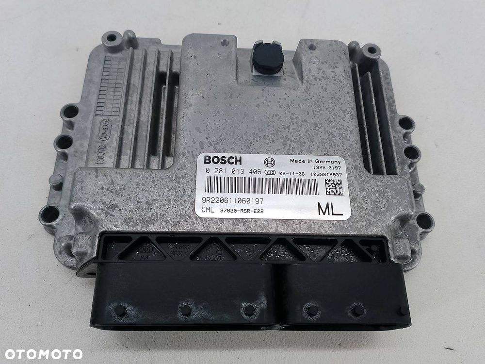KOMPUTER, STEROWNIK HONDA CIVIC VIII 37820-RSR-E22  0281013406 2.2 i-CTDI - 1