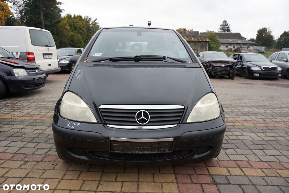 MASKA ZDERZAK BŁOTNIKI LAMPY A-KLASA W168 LIFT 971  MERCEDES 2001-2004 CZARNY PRZÓD KOMPLETNY - 1