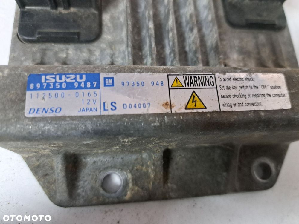 OPEL MERIVA 1.7 KOMPUTER  STEROWNIK  SILNIKA 97350948 - 4