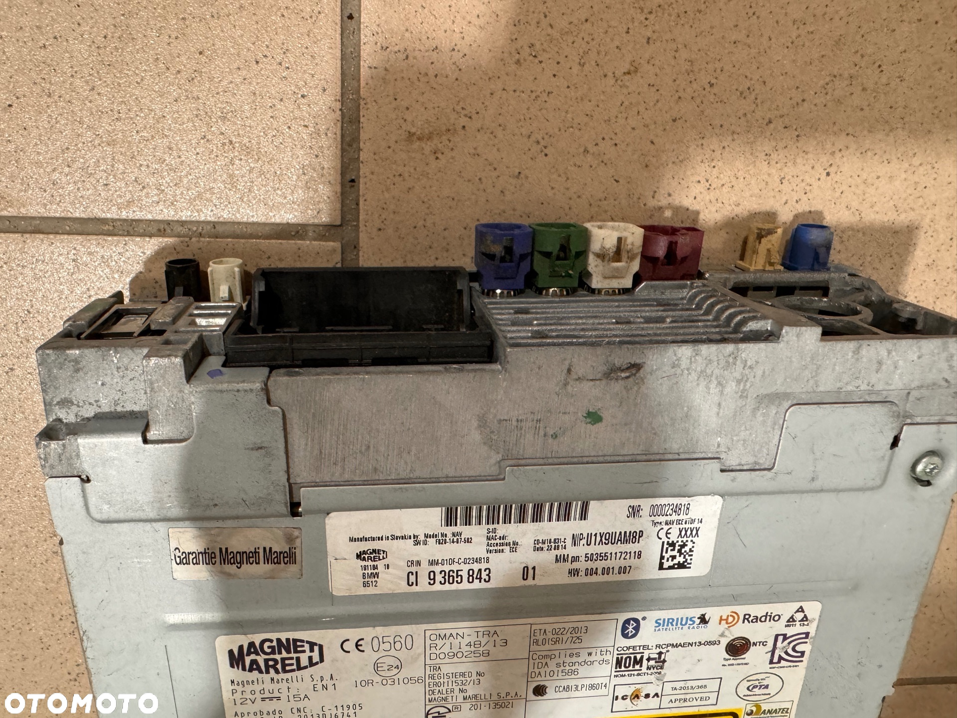 Radio nawigacja BMW  6822078 9381315 6822591 9365847 - 5