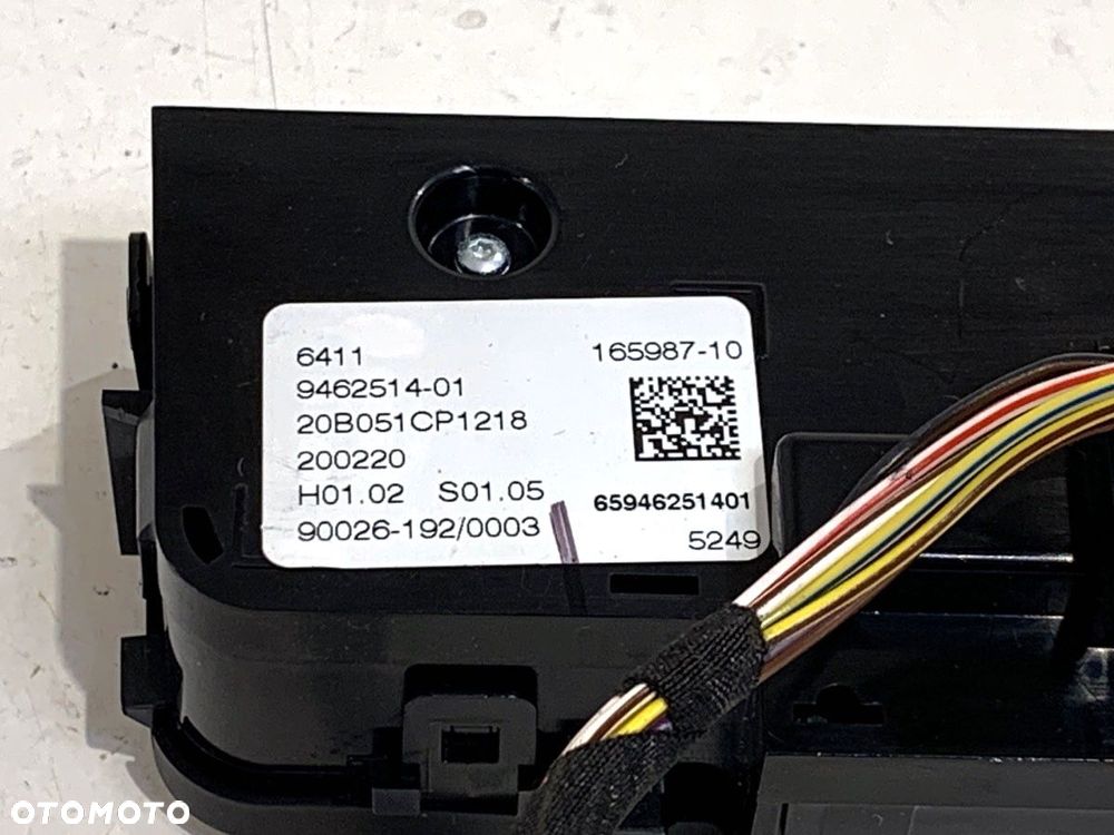 PANEL STEROWANIA NAWIEWU KLIMATYZACJI TYŁ  BMW X5 (G05, F95) 2018 - xDrive M 50 d 294 kW [400 KM] - 4