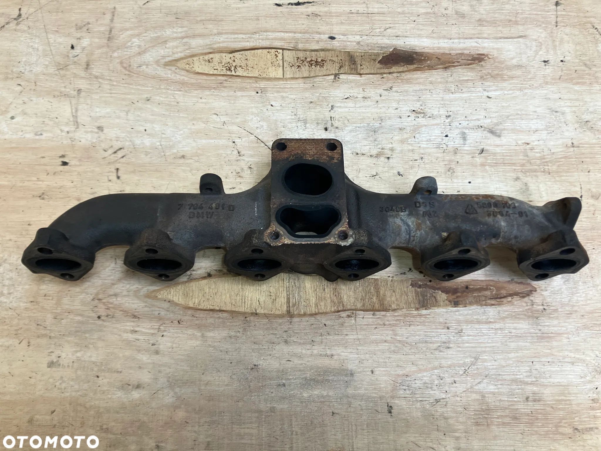 KOLEKTOR WYDECHOWY BMW E60 E61 535D 272KM BITURBO ŻELIWO 7794491 - 1