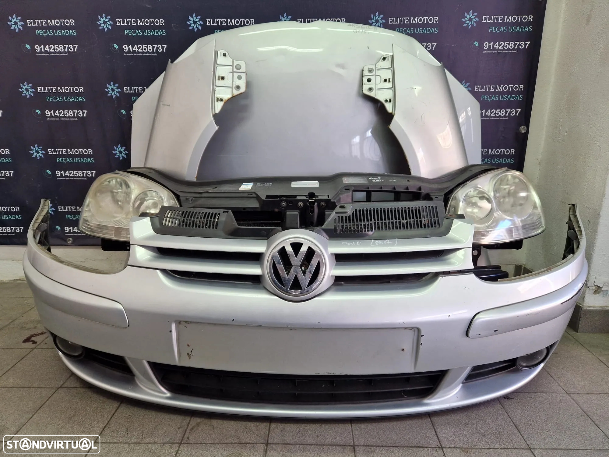 Frente completa usada VW GOLF V 5 1.9 TDI 105CV CAPOT PARACHOQUES OTICAS GUARDALAMAS VOLKSWAGEN - 3