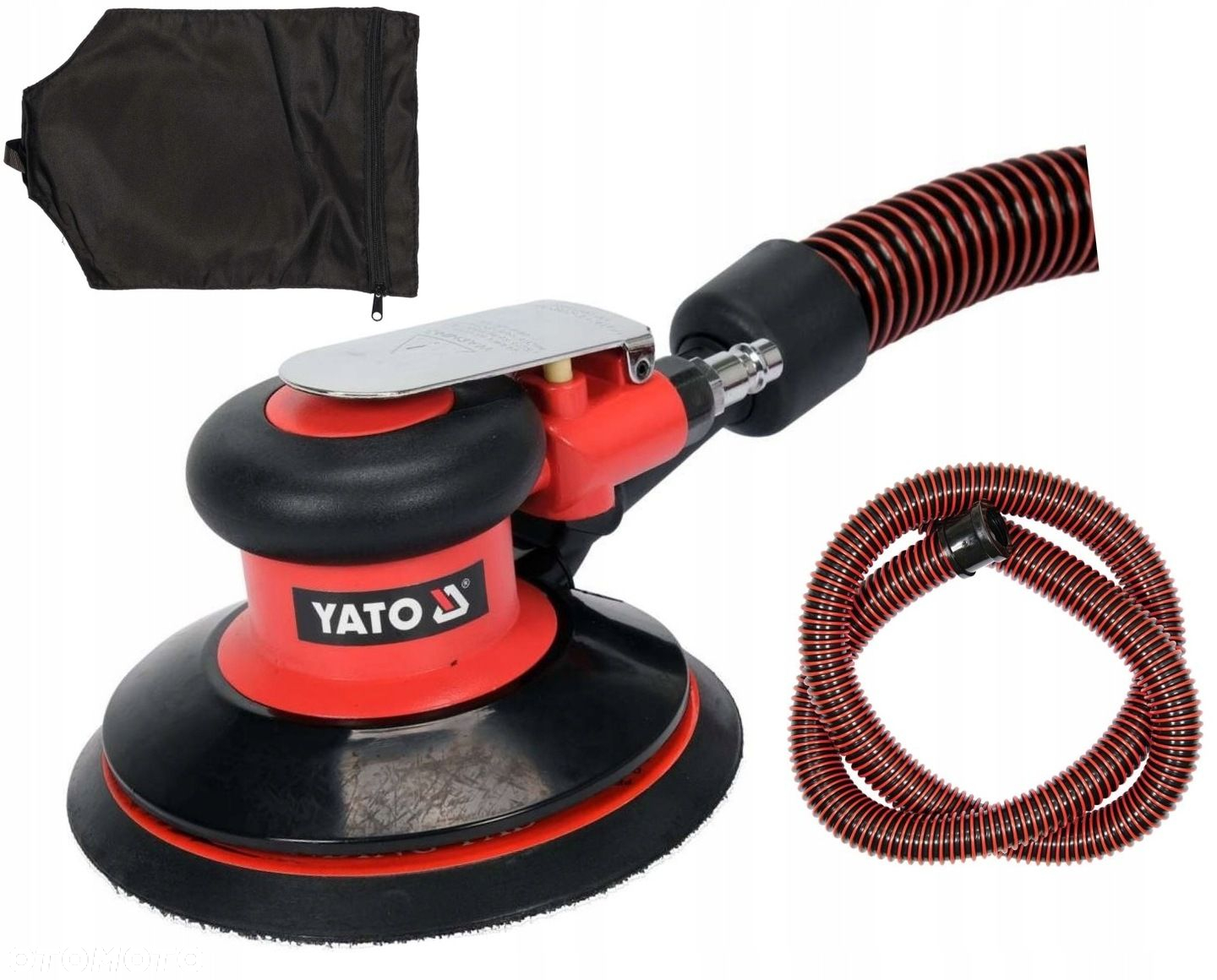 YATO PNEUMATYCZNA SZLIFIERKA MIMOŚRODOWA OSCYLACYJNA 150MM  WOREK YT-09738 - 2