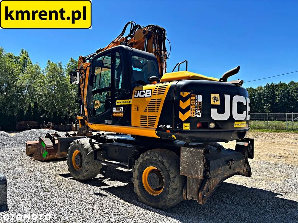 JCB JS 145 WTT4 I KOPARKA KOŁOWA 2016R. | S 130 160 313 315 CAT KOMATSU PW 140 - 20