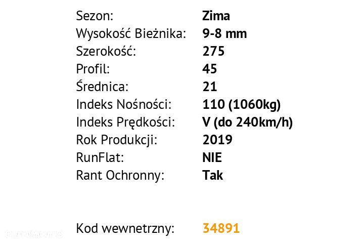 Opony Vredestein Vrederstein Wintrac Pro 275/45 R21 - 3