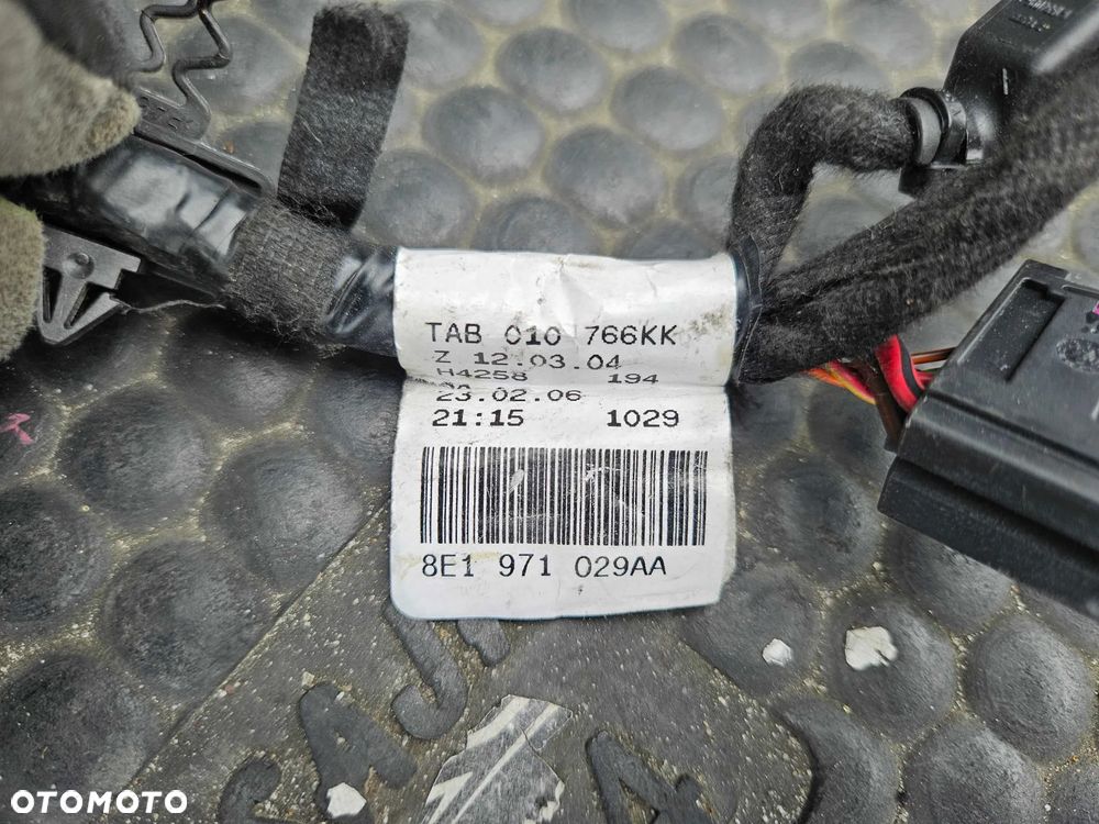 Instalacja Wiazka 8E1971029AA 8E1971029AF Drzwi Kostki Wtyczki Przednia Przod Lewa Prawa Europa AUDI A4 B7 - 18